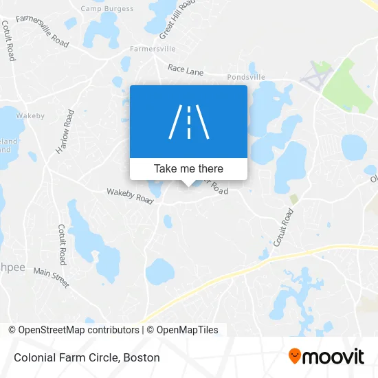 Colonial Farm Circle map