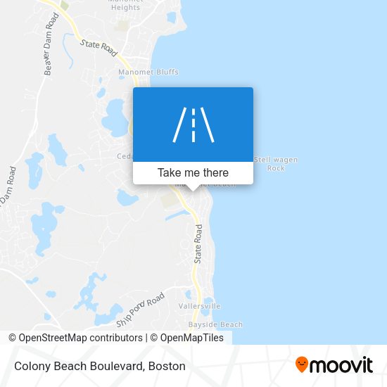 Colony Beach Boulevard map