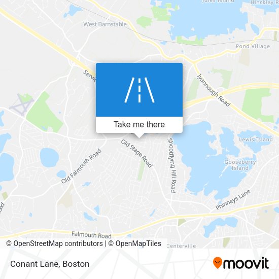 Mapa de Conant Lane