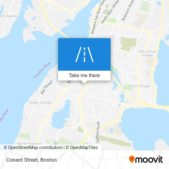 Mapa de Conant Street