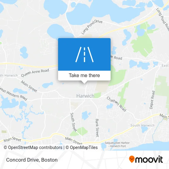Concord Drive map