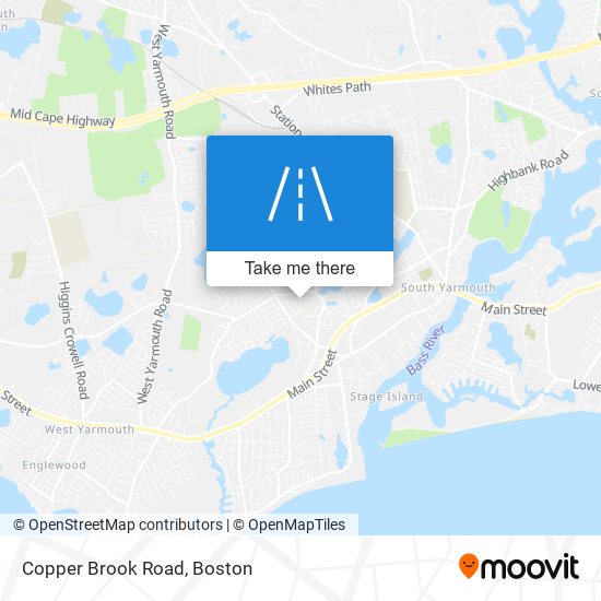 Copper Brook Road map