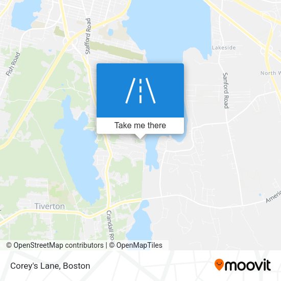 Mapa de Corey's Lane