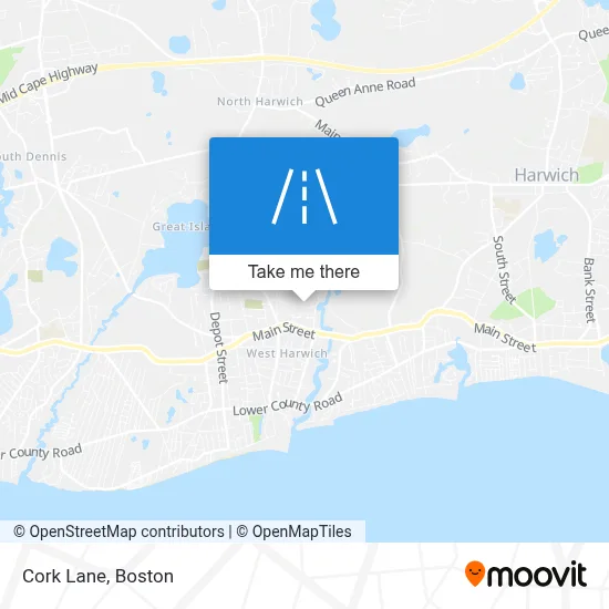 Cork Lane map