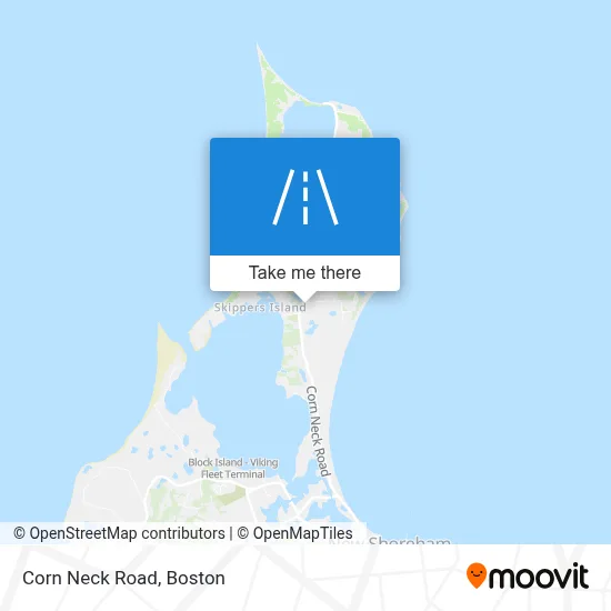 Corn Neck Road map