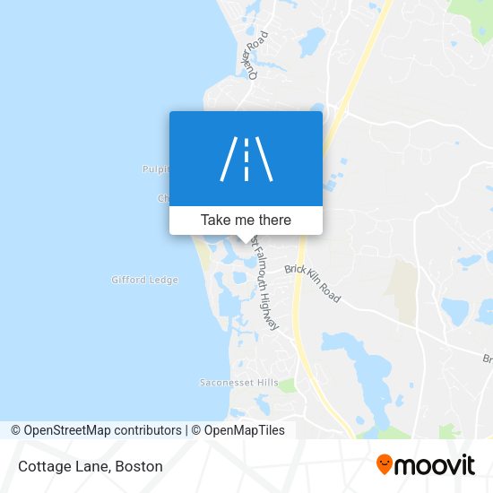 Cottage Lane map