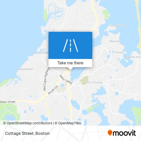 Cottage Street map