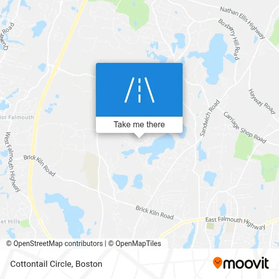 Cottontail Circle map