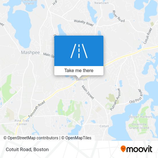 Cotuit Road map