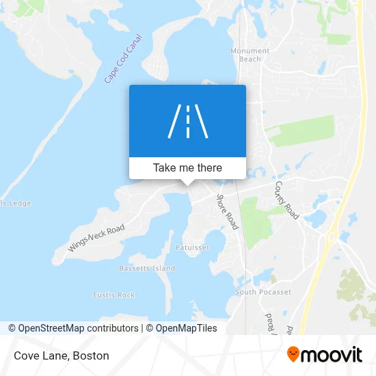 Cove Lane map