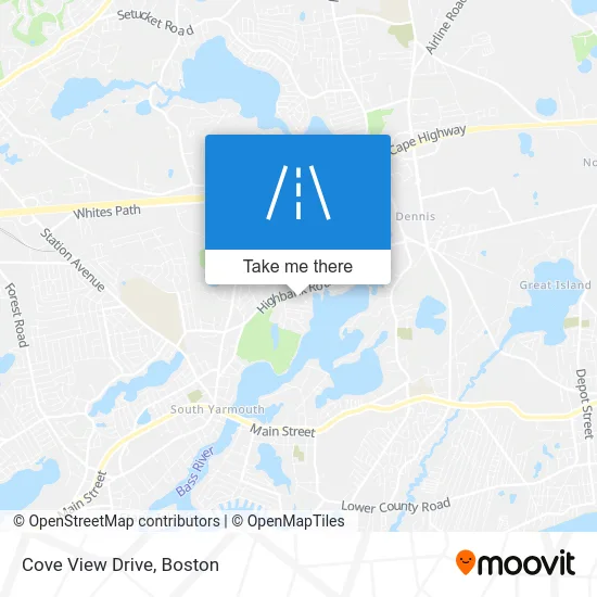Cove View Drive map