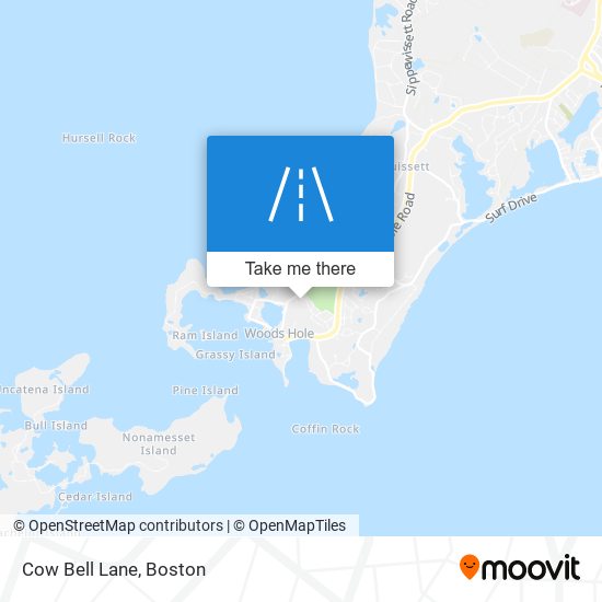 Cow Bell Lane map