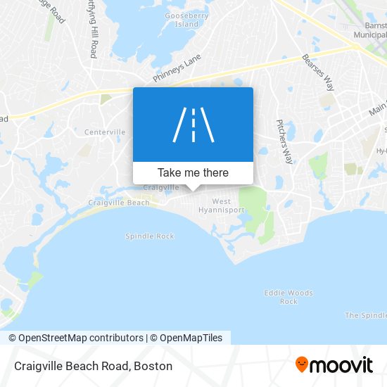 Mapa de Craigville Beach Road