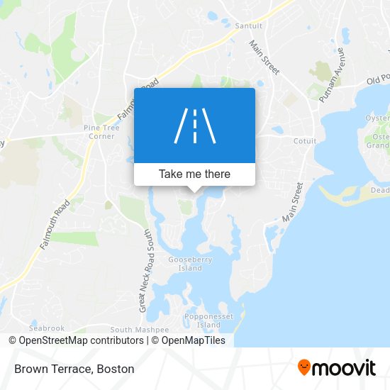 Mapa de Brown Terrace