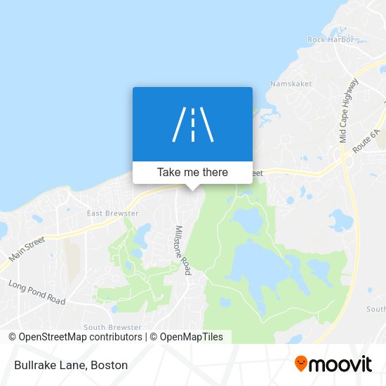 Bullrake Lane map