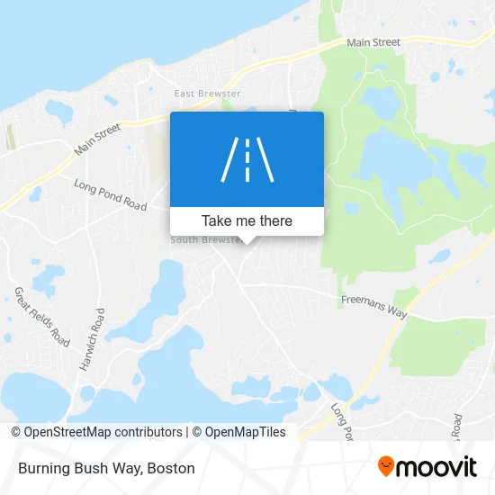 Burning Bush Way map