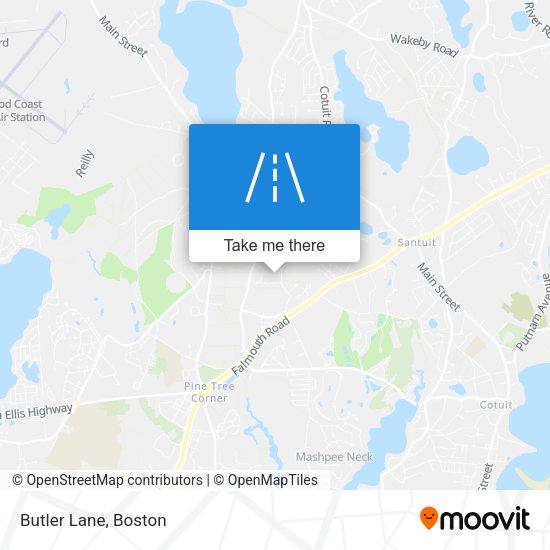 Mapa de Butler Lane