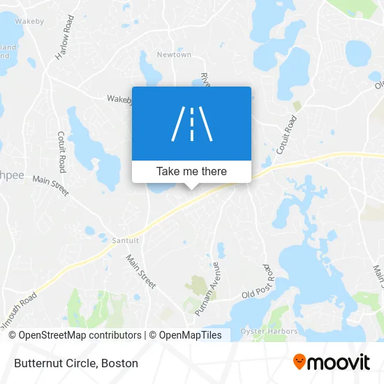 Butternut Circle map