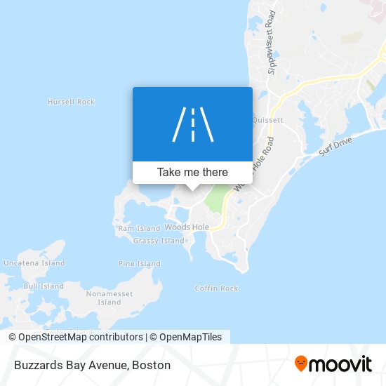 Mapa de Buzzards Bay Avenue