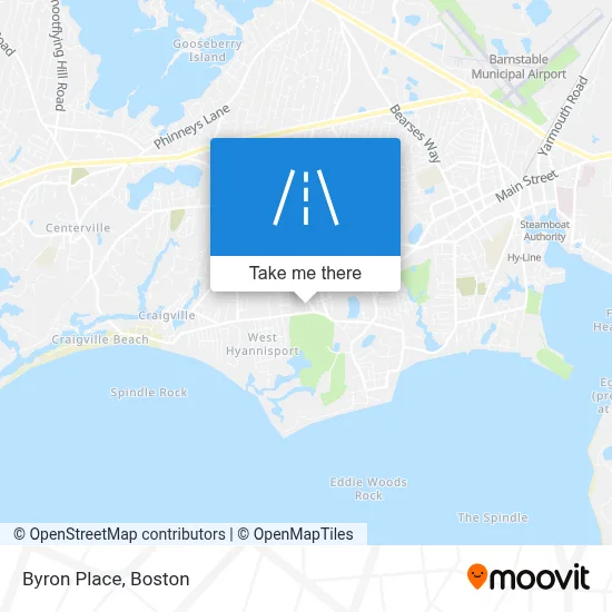 Byron Place map
