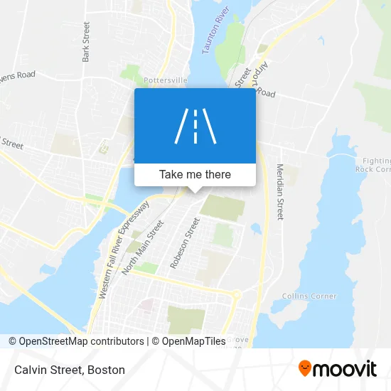 Calvin Street map