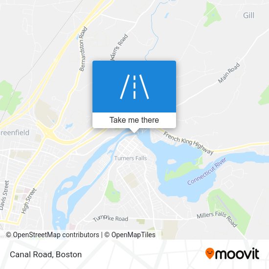 Mapa de Canal Road