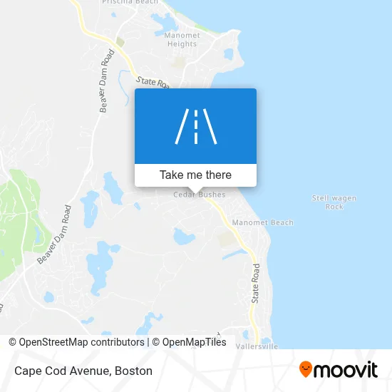 Cape Cod Avenue map