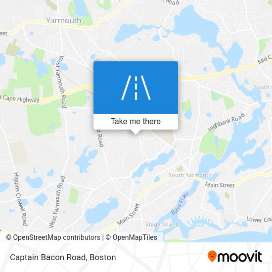 Mapa de Captain Bacon Road