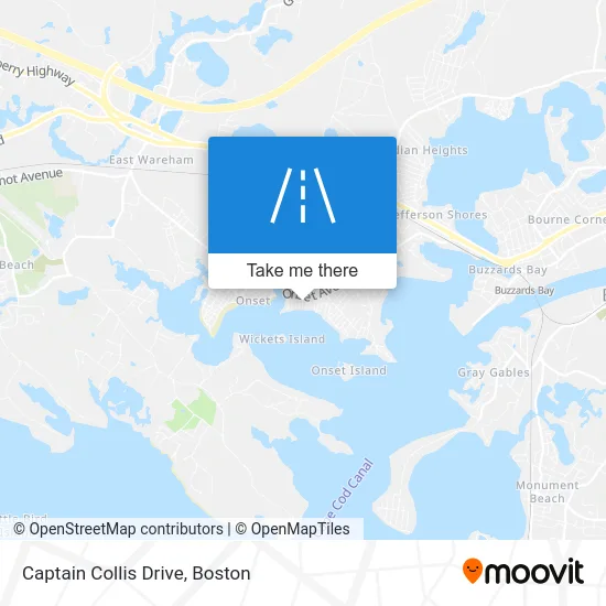 Captain Collis Drive map