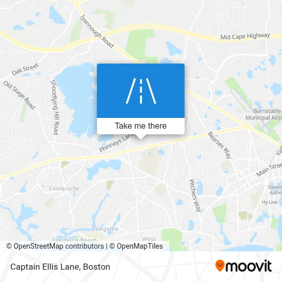 Captain Ellis Lane map