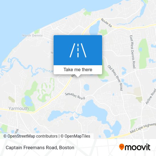 Captain Freemans Road map