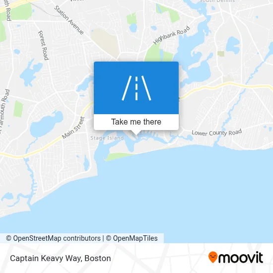 Captain Keavy Way map