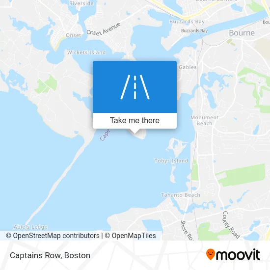 Captains Row map