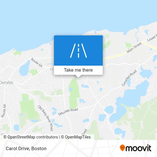 Carol Drive map