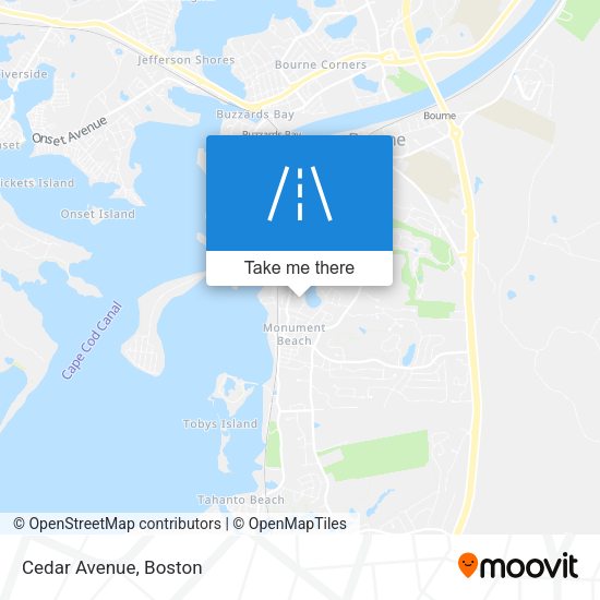 Mapa de Cedar Avenue