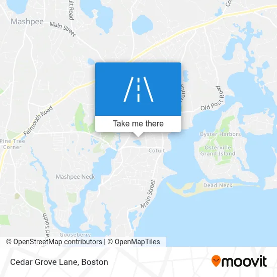 Cedar Grove Lane map