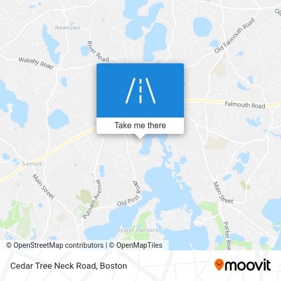 Mapa de Cedar Tree Neck Road