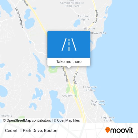 Mapa de Cedarhill Park Drive