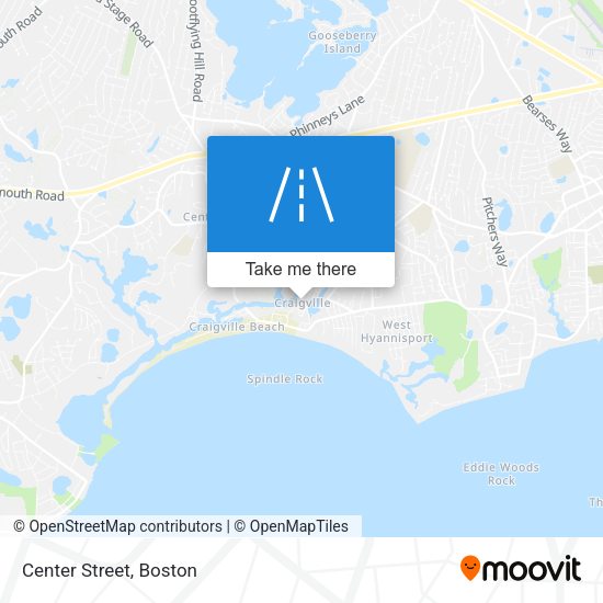 Mapa de Center Street