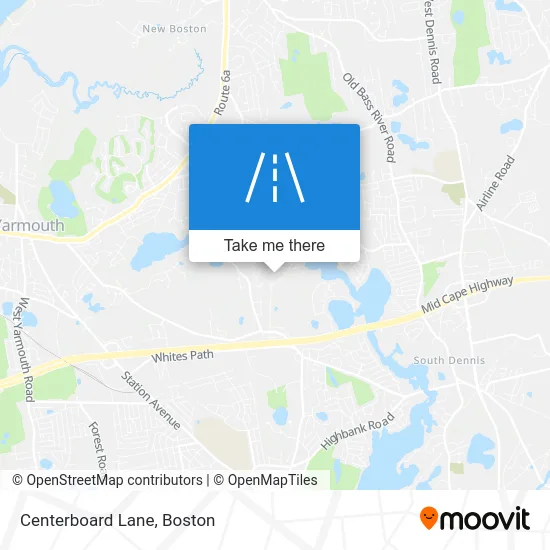 Centerboard Lane map