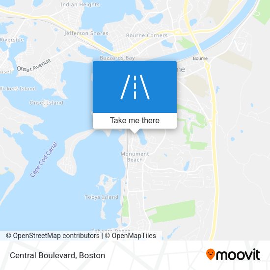 Mapa de Central Boulevard