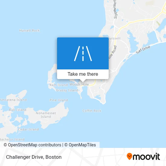 Challenger Drive map