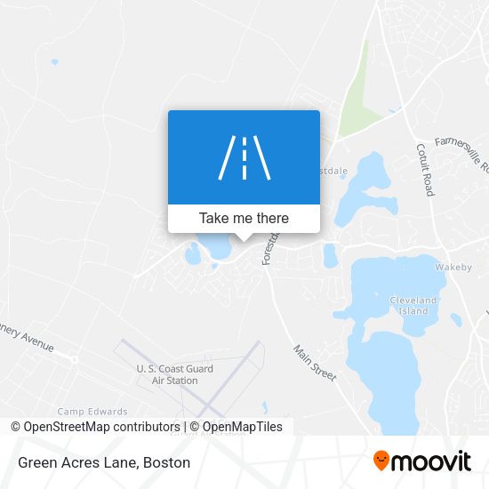 Mapa de Green Acres Lane