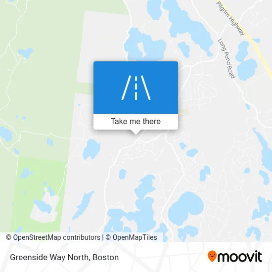Greenside Way North map