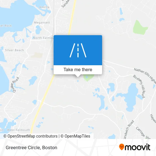 Greentree Circle map