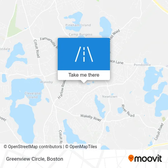 Greenview Circle map