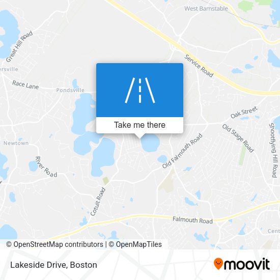 Mapa de Lakeside Drive