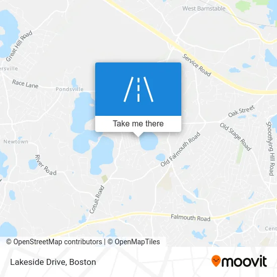 Lakeside Drive map