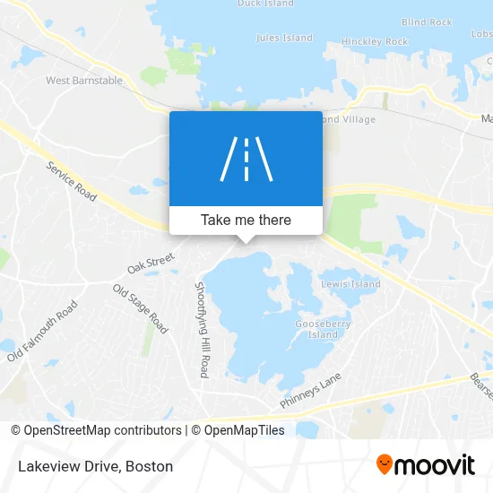 Lakeview Drive map