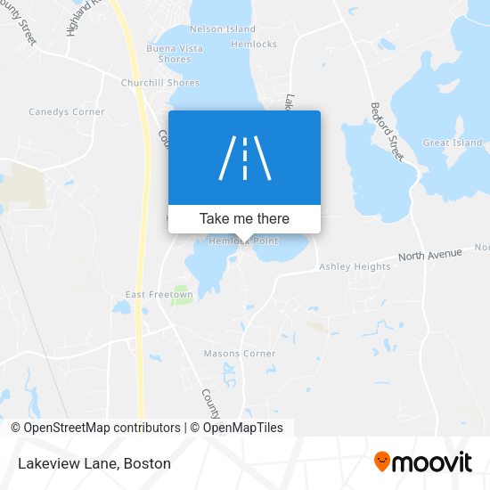 Mapa de Lakeview Lane